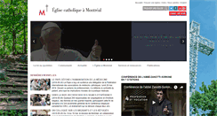 Desktop Screenshot of diocesemontreal.org