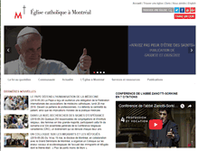 Tablet Screenshot of diocesemontreal.org